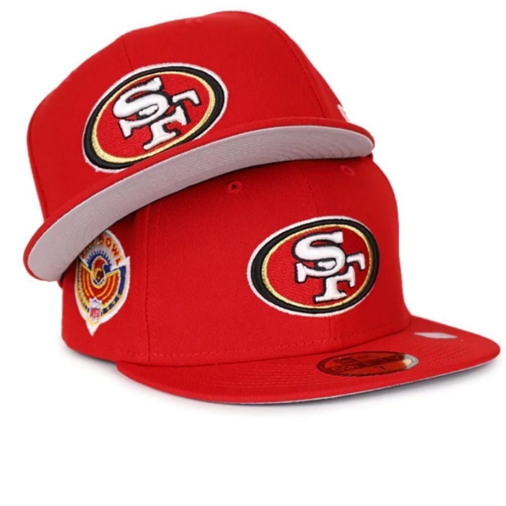 New Era 9FIFTY San Francisco 49ers Fitted Hat Pro Bowl Side‎ Patch Size OS NWT